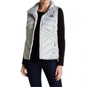 The North Face Silver 550 Goose Down Puffer Vest Womens Size M